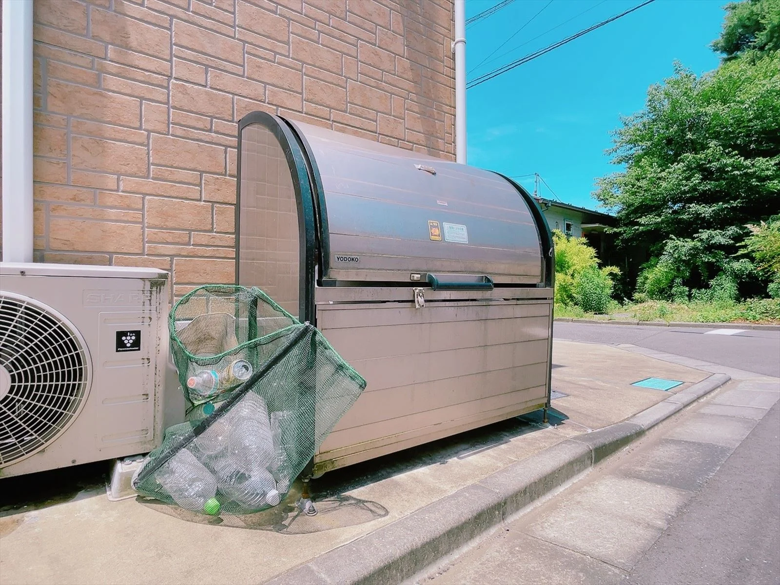 Garbage storage area
