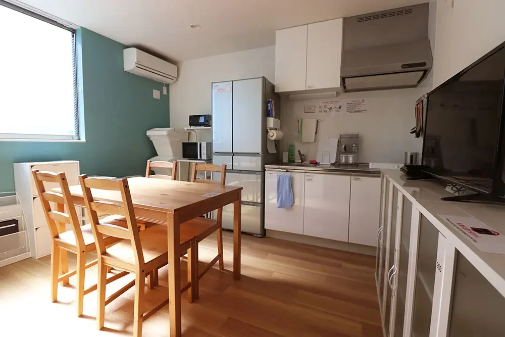 Kitchen and dining area