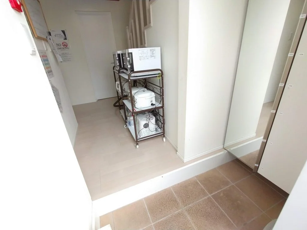 Entrance and appliance shelf