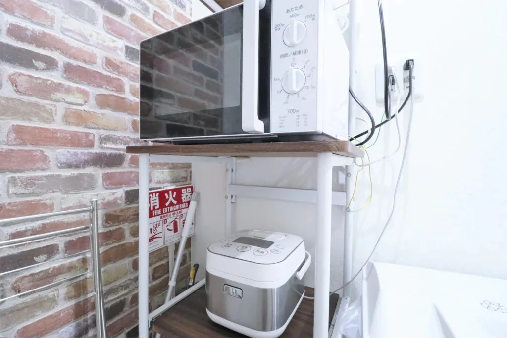 Microwave and rice cooker