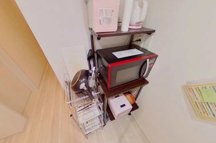 電子レンジと調理器具
