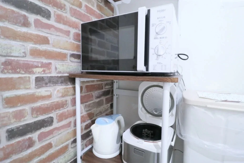 Microwave and rice cooker