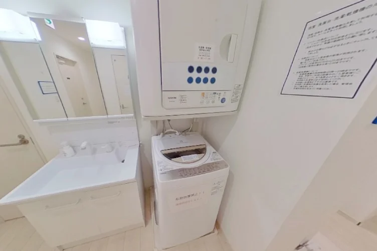Washing machine and vanity