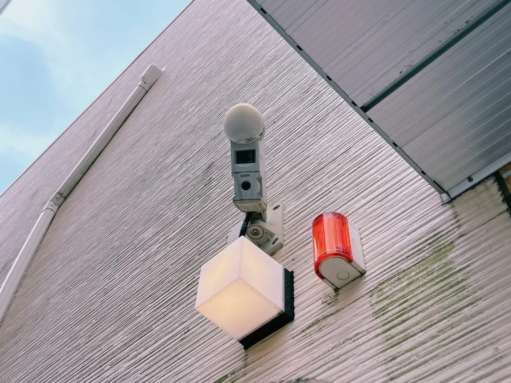 Security camera and sensor light