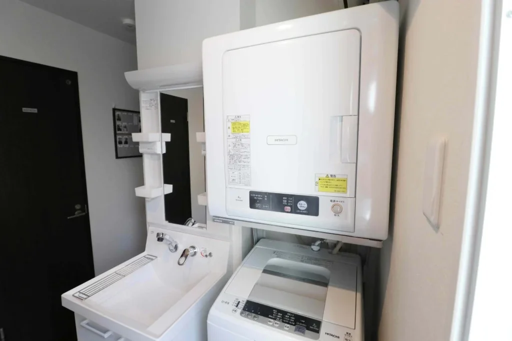 Washbasin, Washer, and Dryer