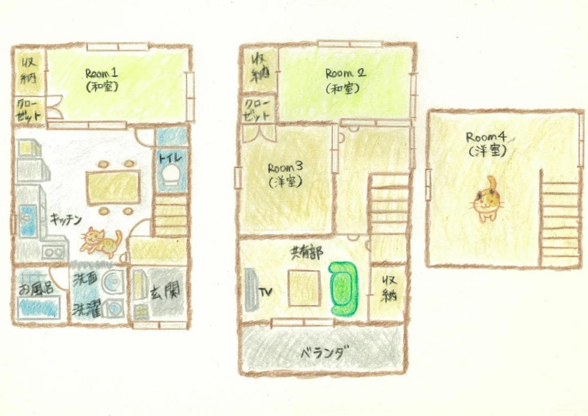 シェアハウスミネット北野田