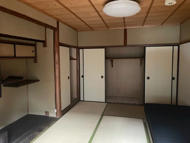 104号室もmy縁側付で押入も広く収納はばっちりです。