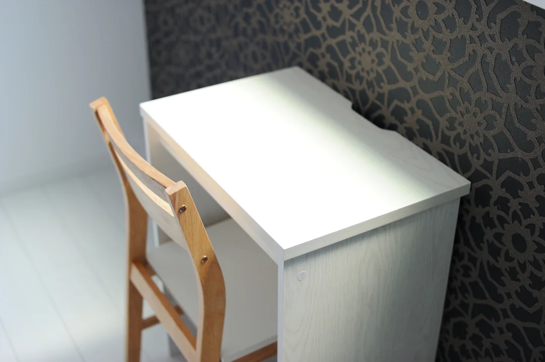 Desk and chair