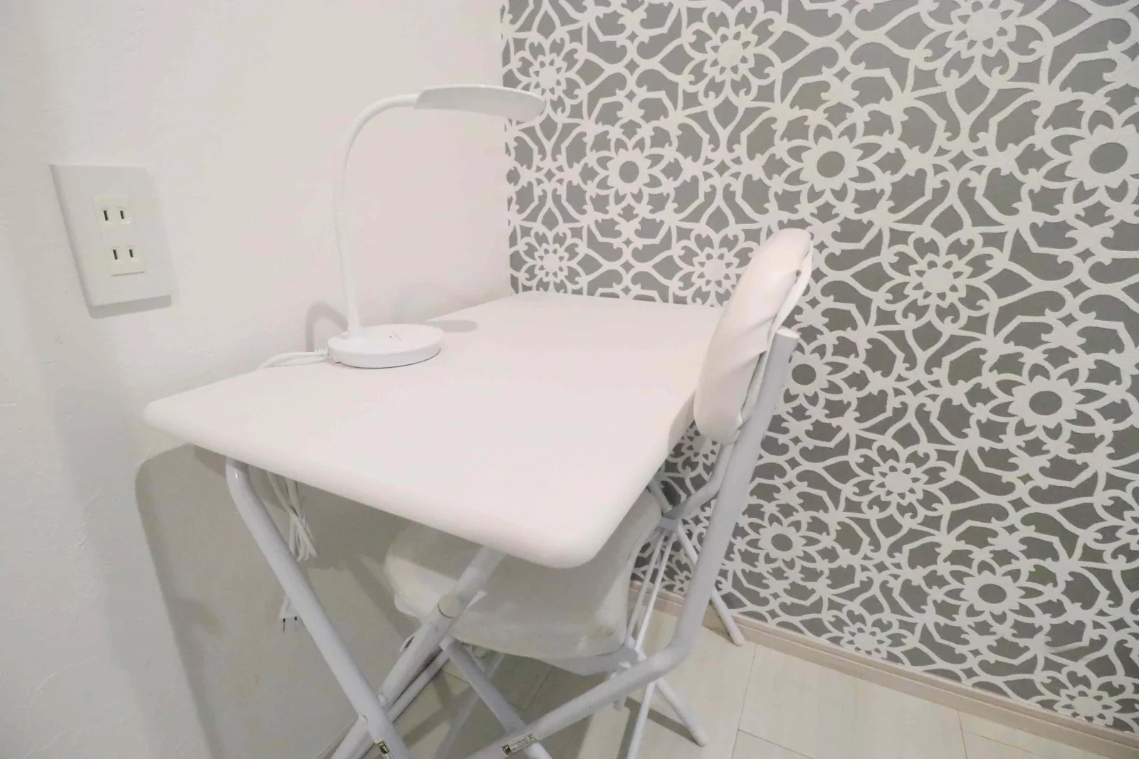 Desk and chair