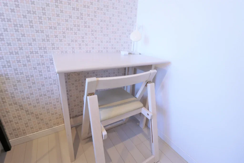 Furnished with furniture and appliances