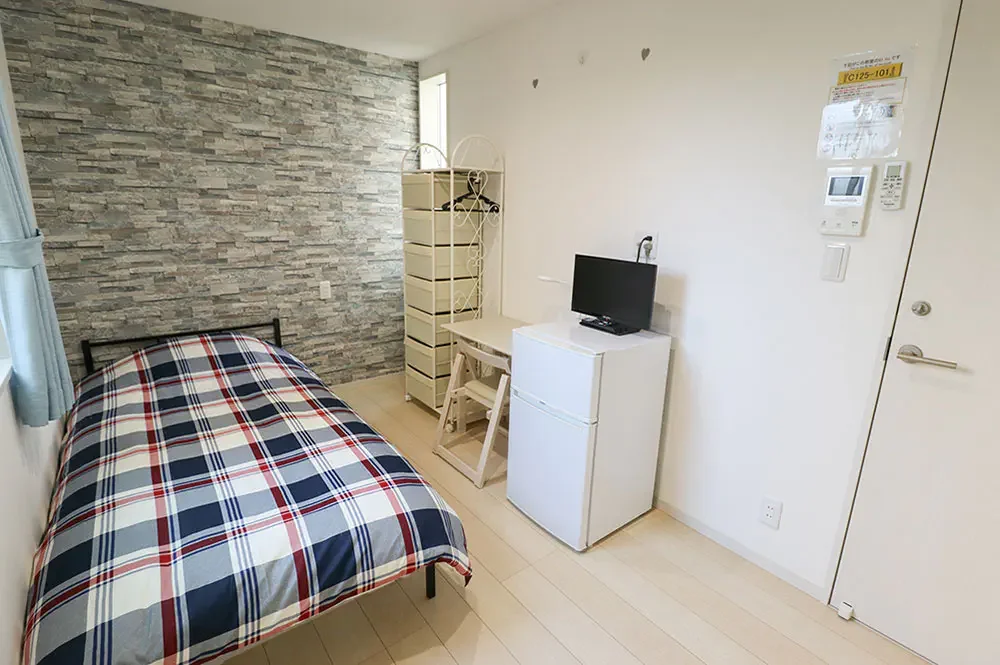 Furnished with furniture and appliances