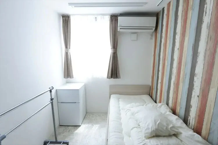 Furnished with appliances and furniture