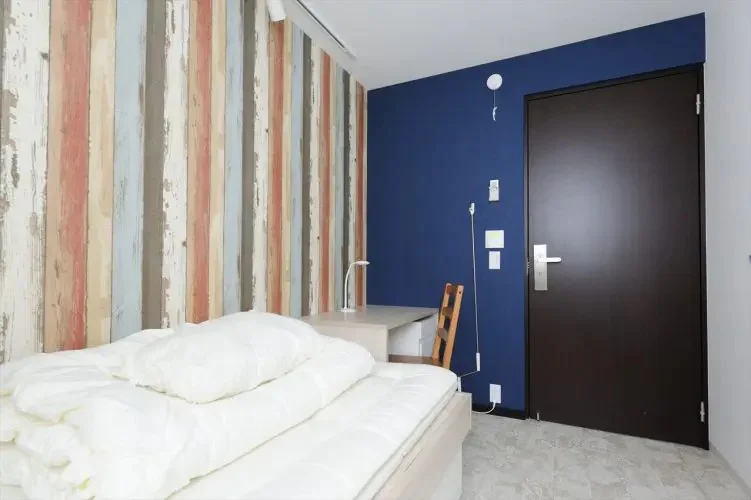 Furnished with appliances and furniture