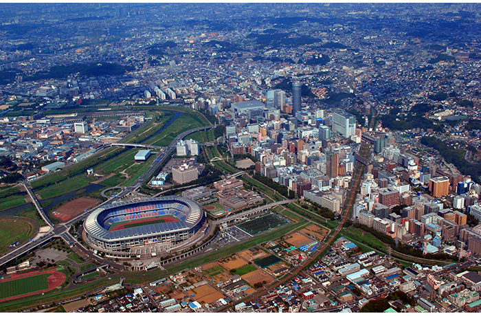 新横浜近辺日産スタジアムなど